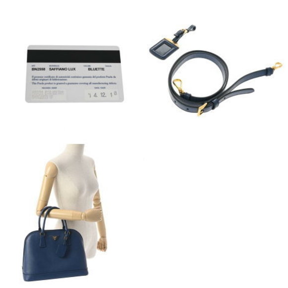 PRADA Blue Saffiano Tote Bag - Picture 12 of 12